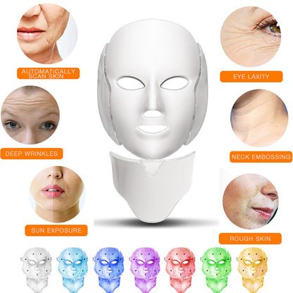 Professional LED Light Therapy Mask Therapy Acne Mask Neck Beauty Led Mask